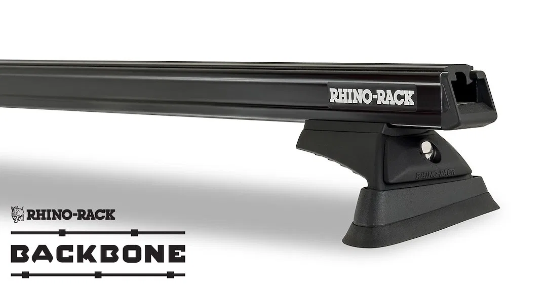 JB0880 – RHINO RACK Roof Rack, Direct Fit Black With Two Roof Rack Cross Bar/ One Roof Rack Mounting Kit/ Two Roof Ra...